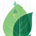 Icono que representa la naturaleza con hojas verdes y agua, simbolizando el medio ambiente